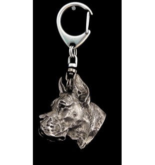 Great Dane I silver-plated keychain Art-Dog